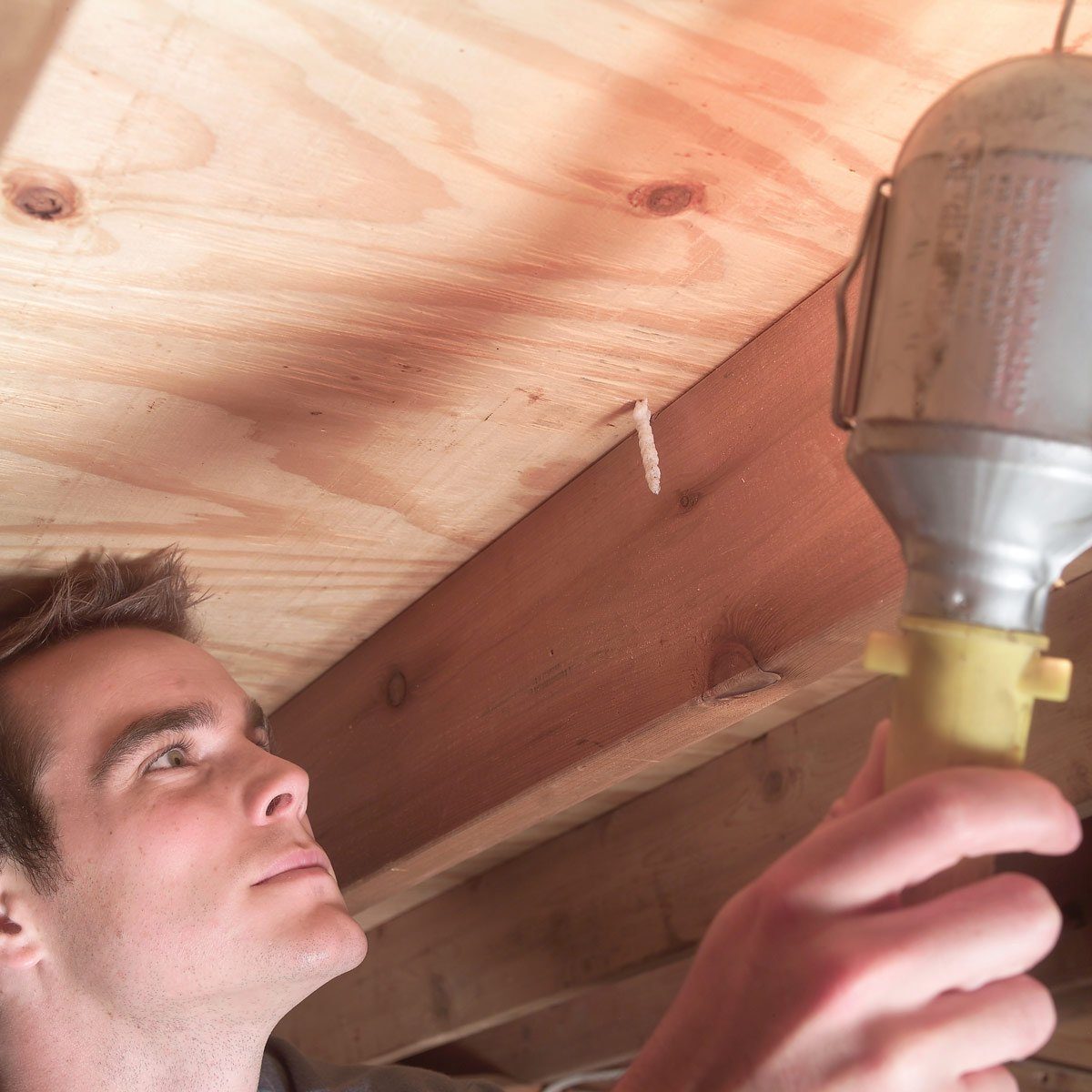finding a leak in the roof
