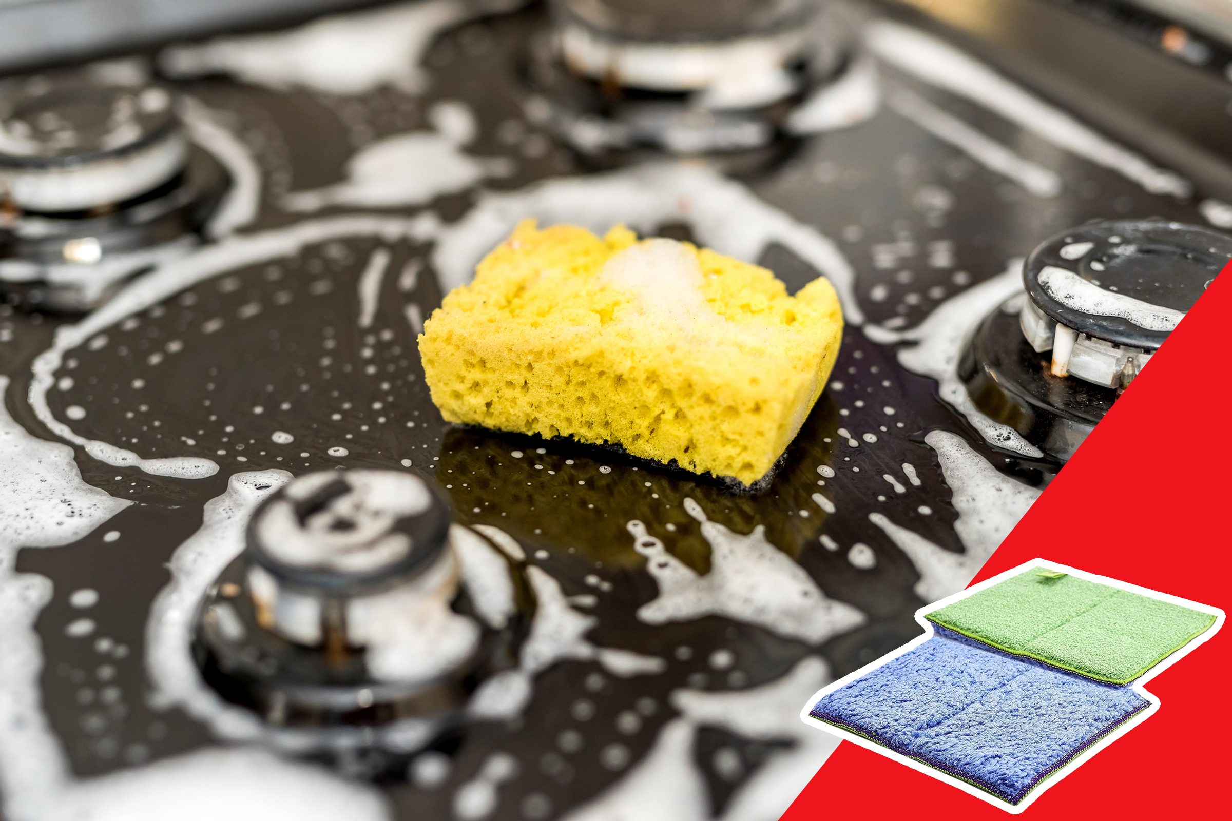 water clean stovetop 