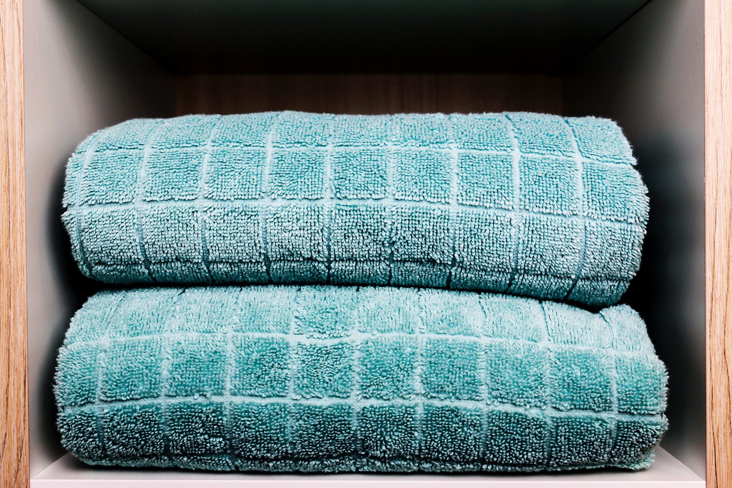 Towels In Shelf