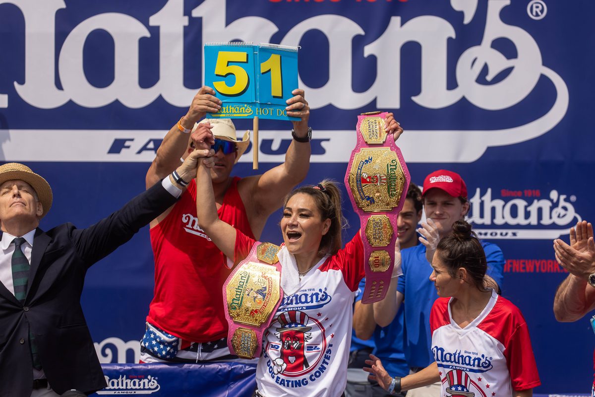 winner of an eating contest